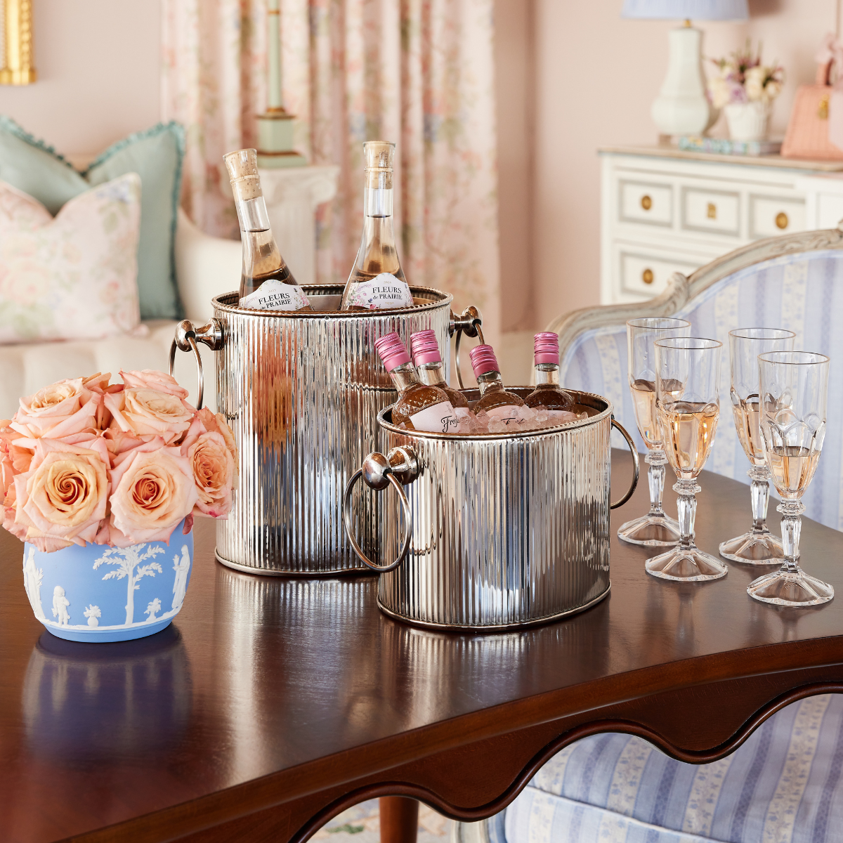 Rowan Ice Bucket in Nickel - Caitlin Wilson Design 