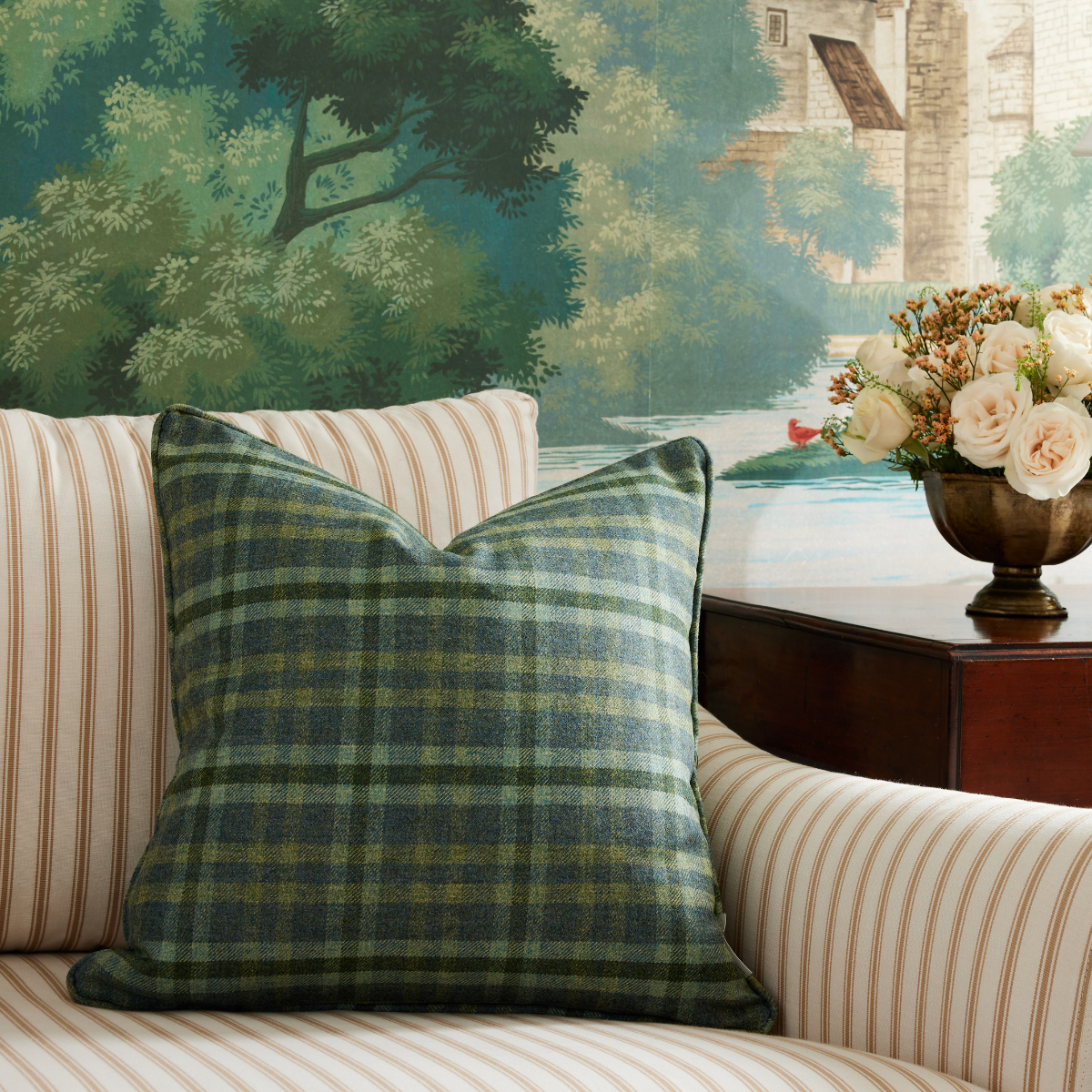 Byron Plaid Pillow Cover - Caitlin Wilson Design 