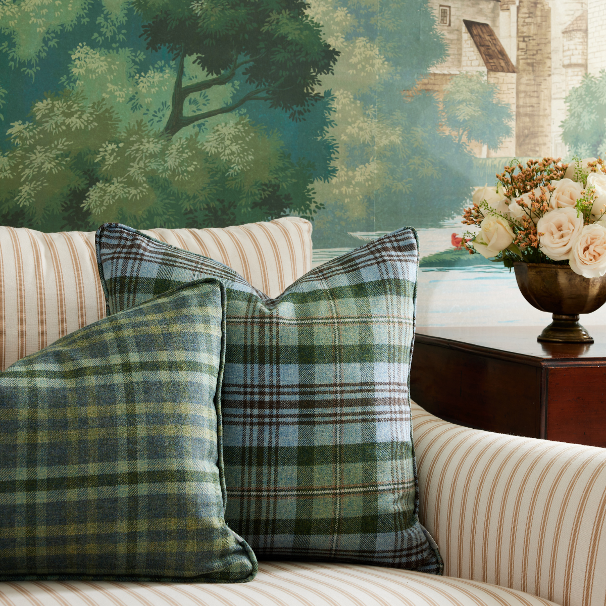 Rory Plaid Pillow Cover - Caitlin Wilson Design 