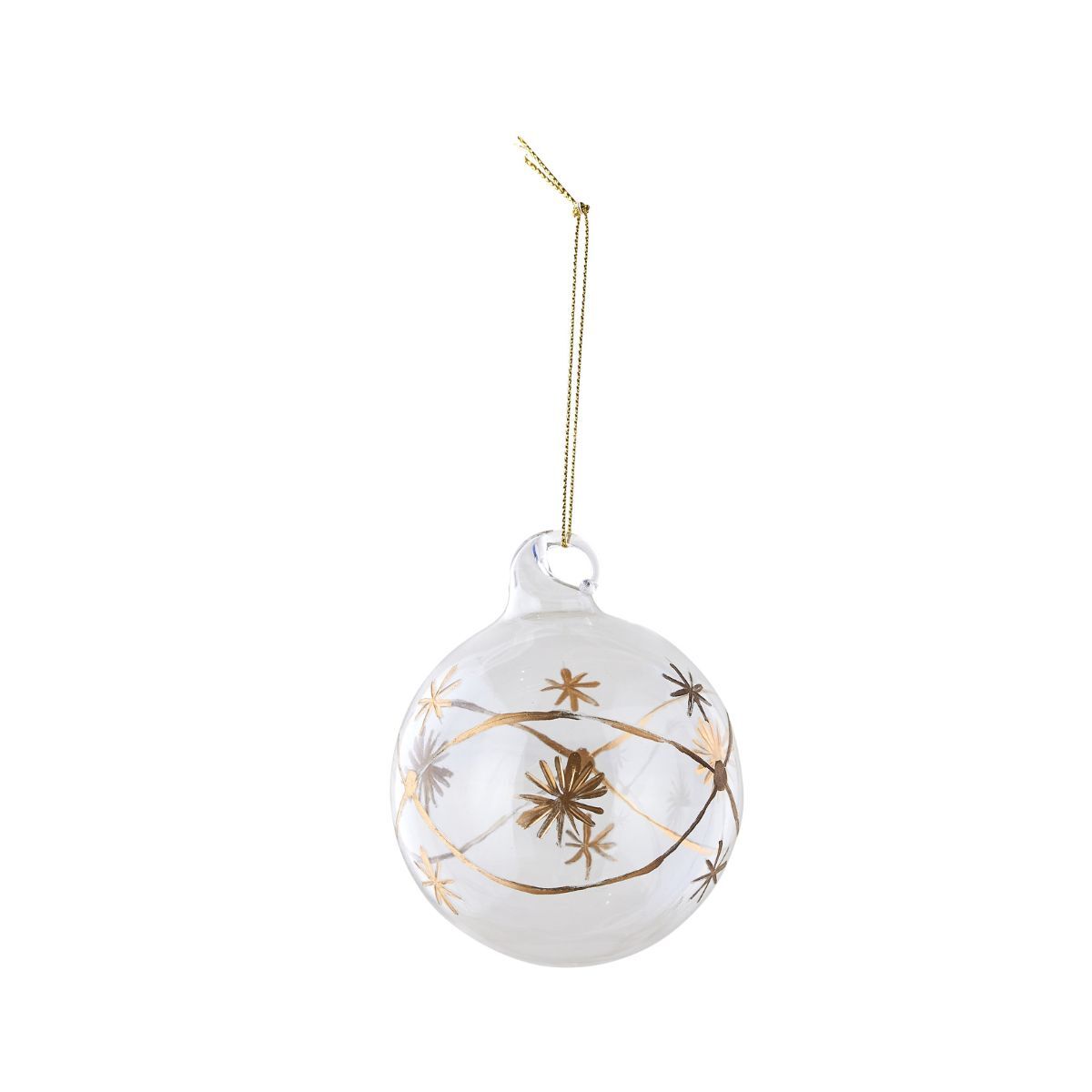 Gilded Star Orb Ornament