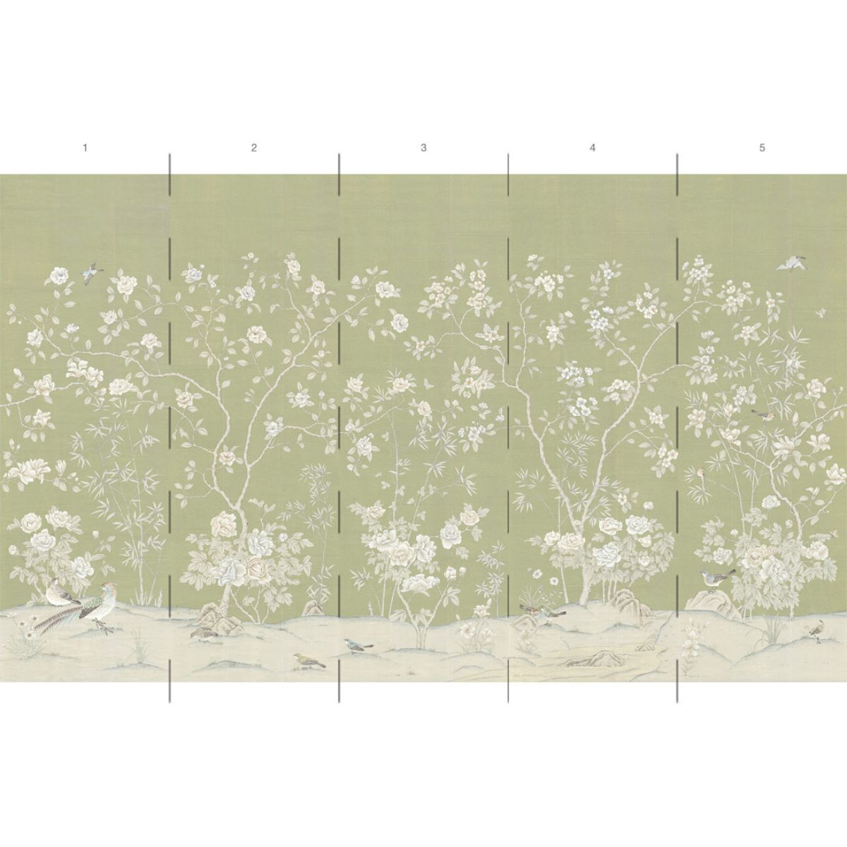 Vincennes in Pear Mural - Caitlin Wilson Design