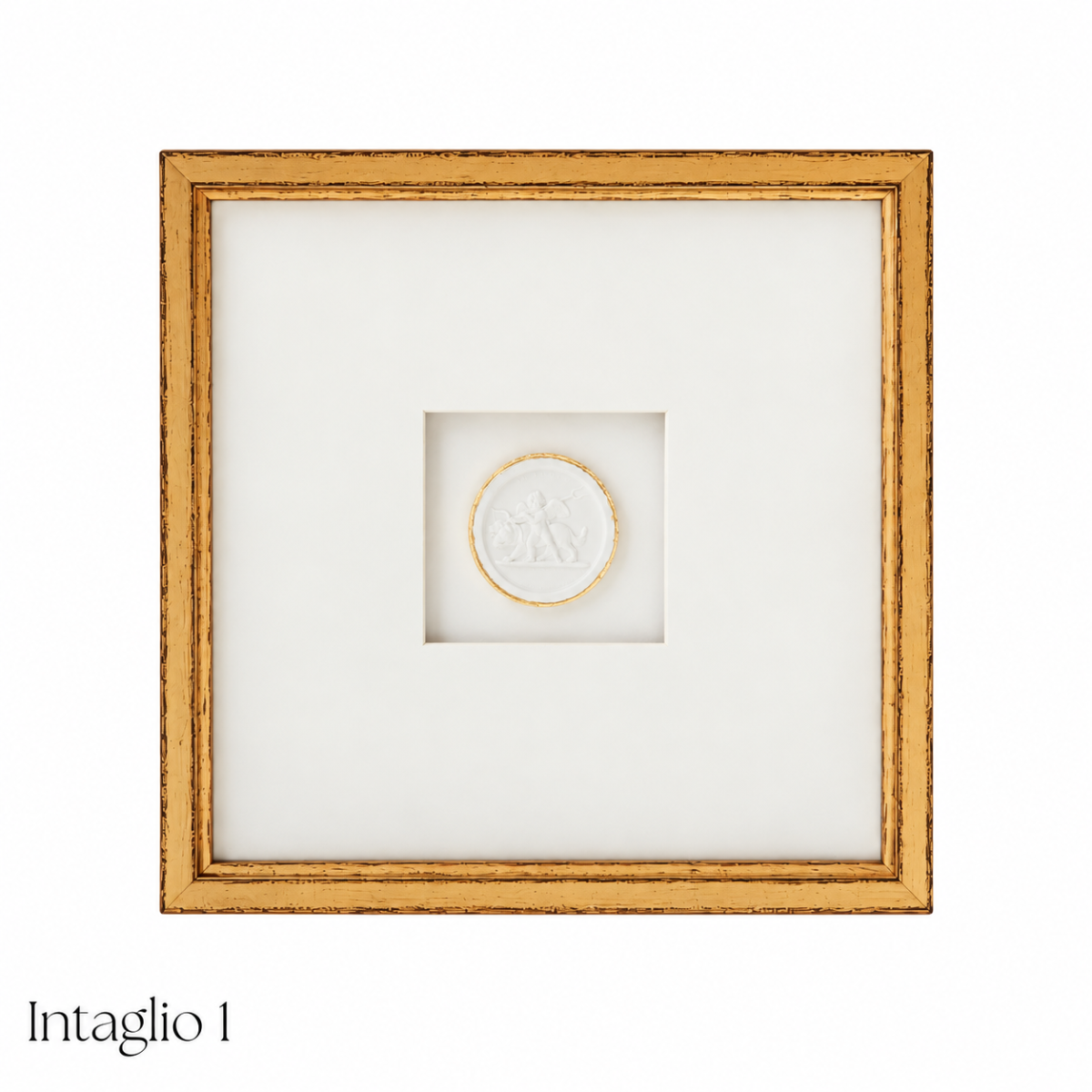 White Framed Intaglio