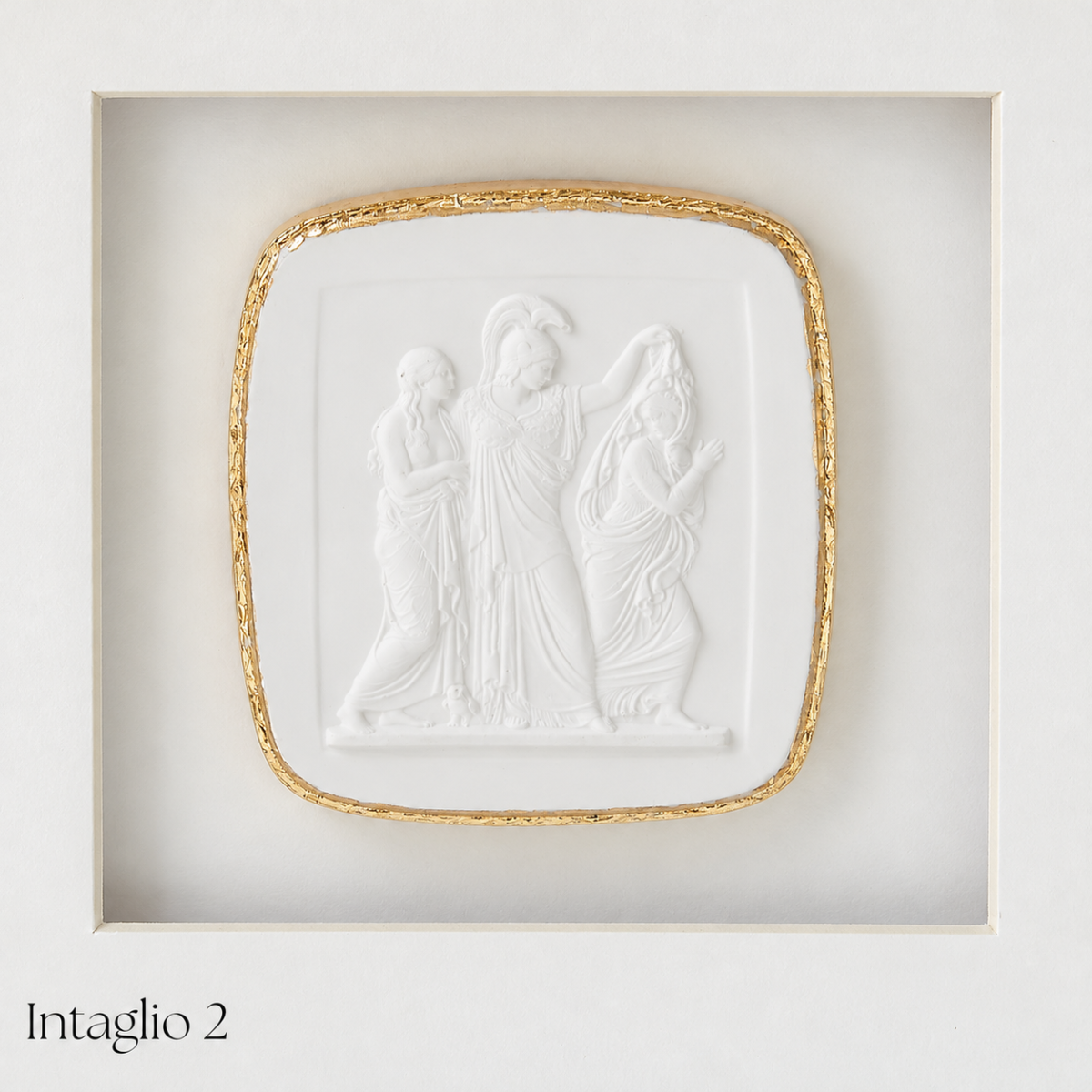 White Framed Intaglio