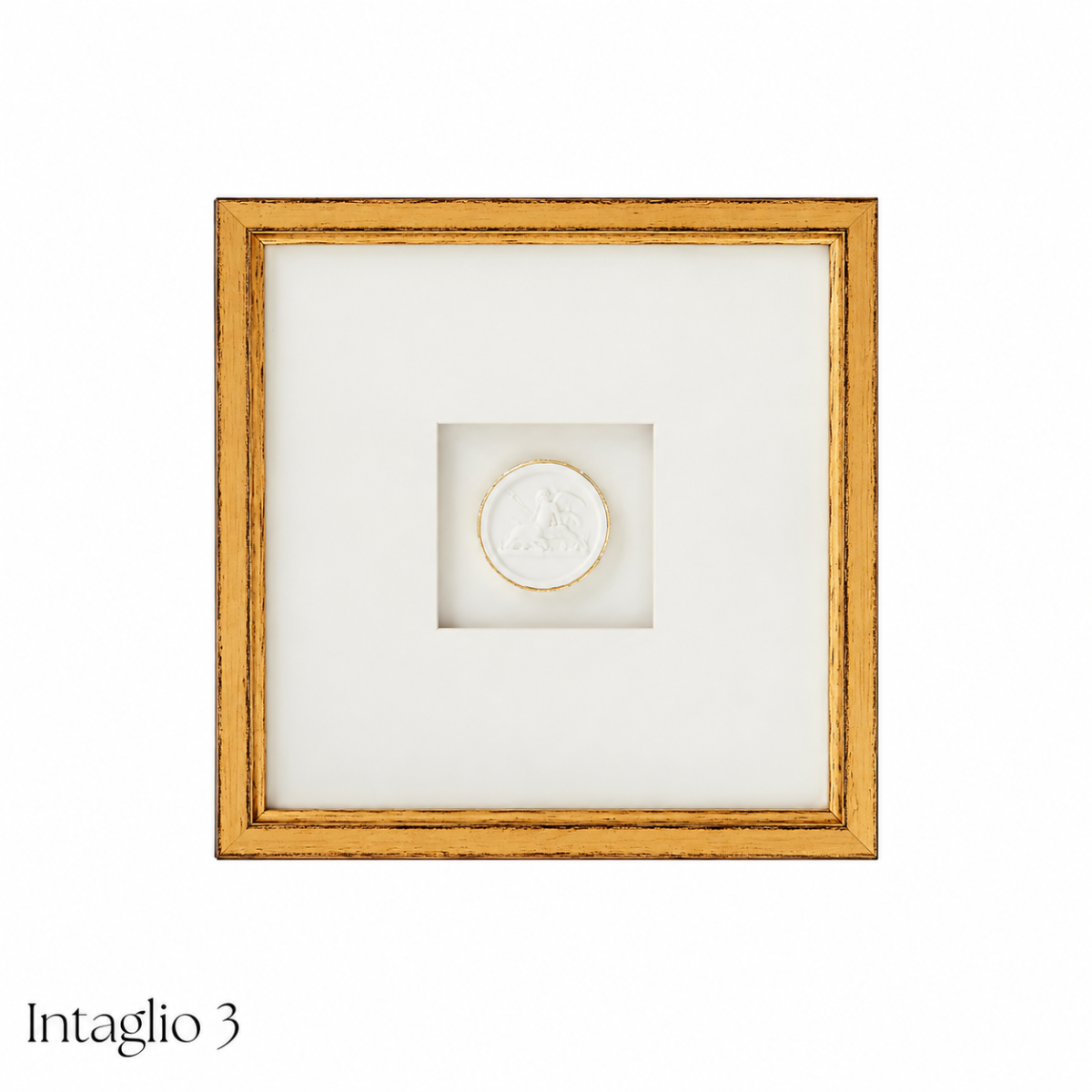 White Framed Intaglio