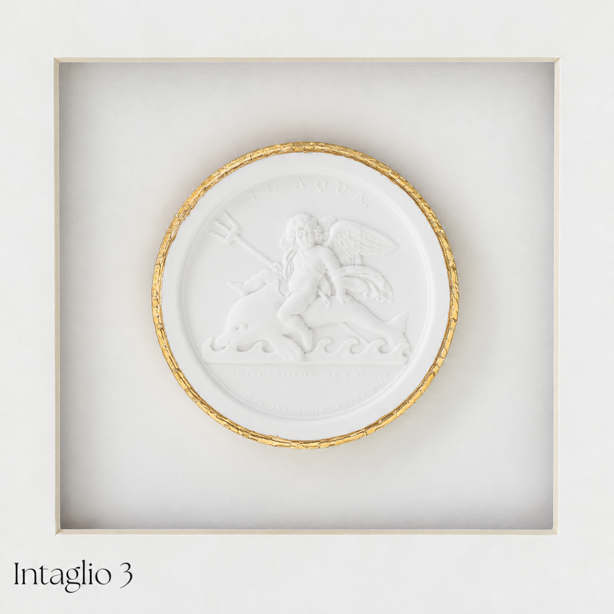 White Framed Intaglio