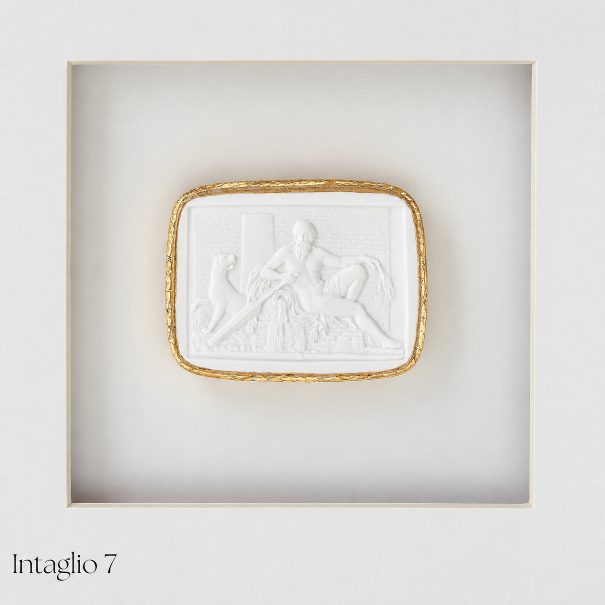 White Framed Intaglio