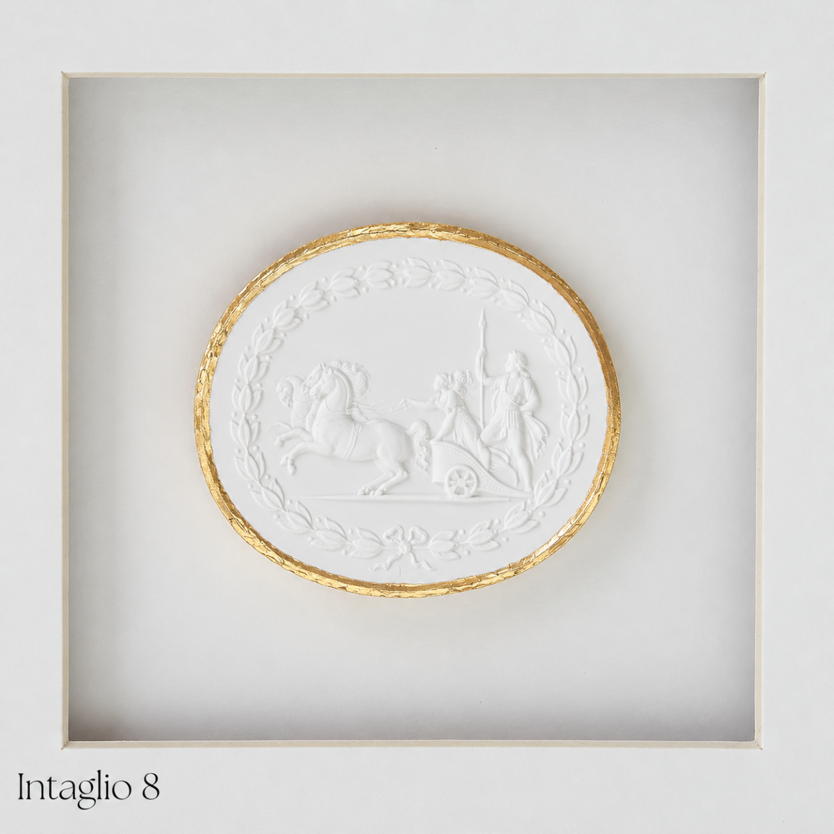 White Framed Intaglio