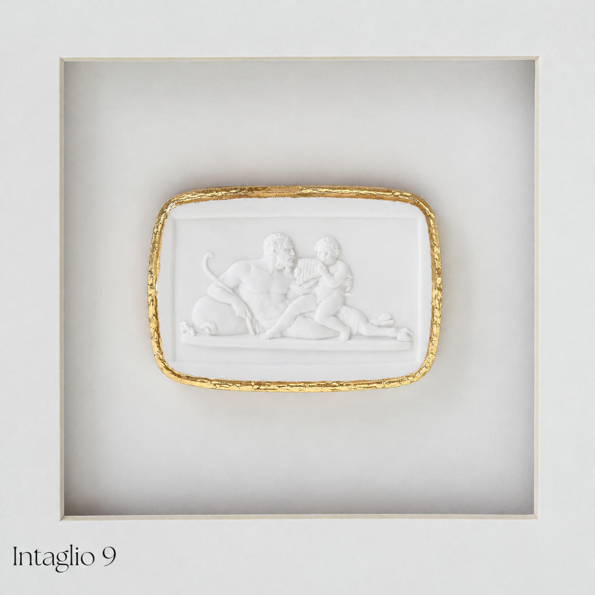 White Framed Intaglio
