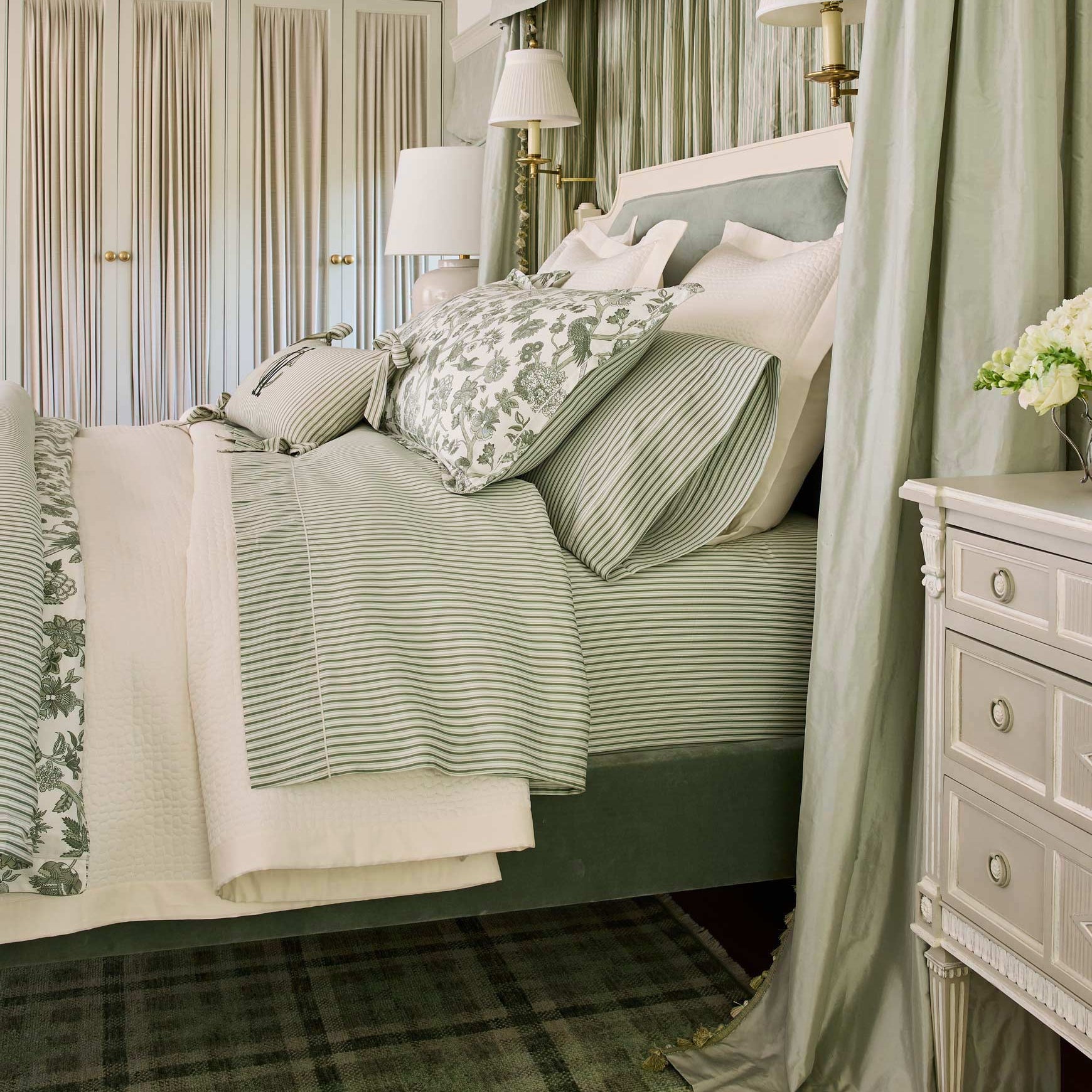 Windsor Stripe Classic Printed Sheet Set - Caitlin Wilson Design