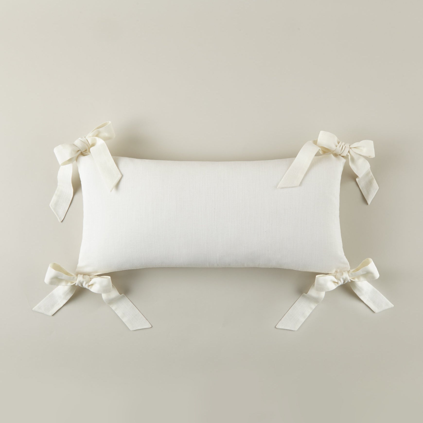 Caitlin Oblong Bow Pillow - Caitlin Wilson Design