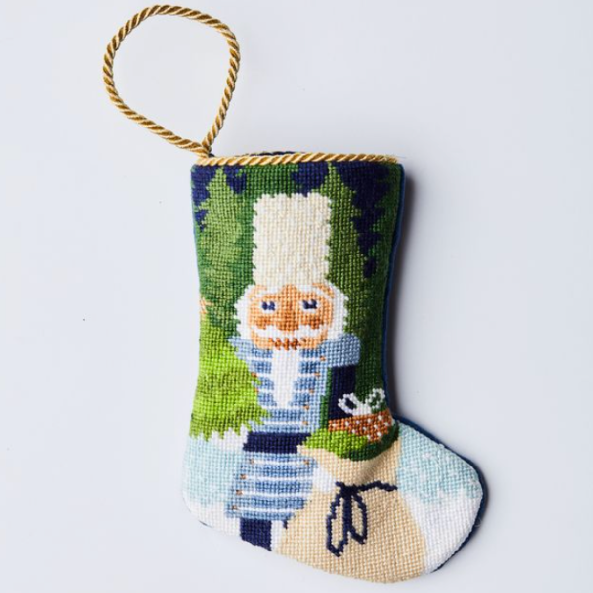Winter Solstice Nutcracker Bauble Stocking