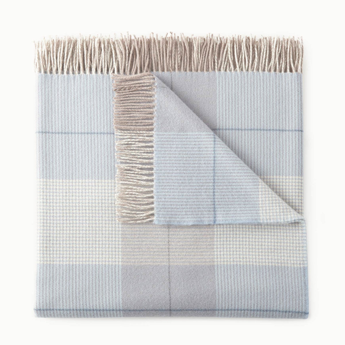 York Merino Wool Plaid Throw Blanket - Caitlin Wilson Design