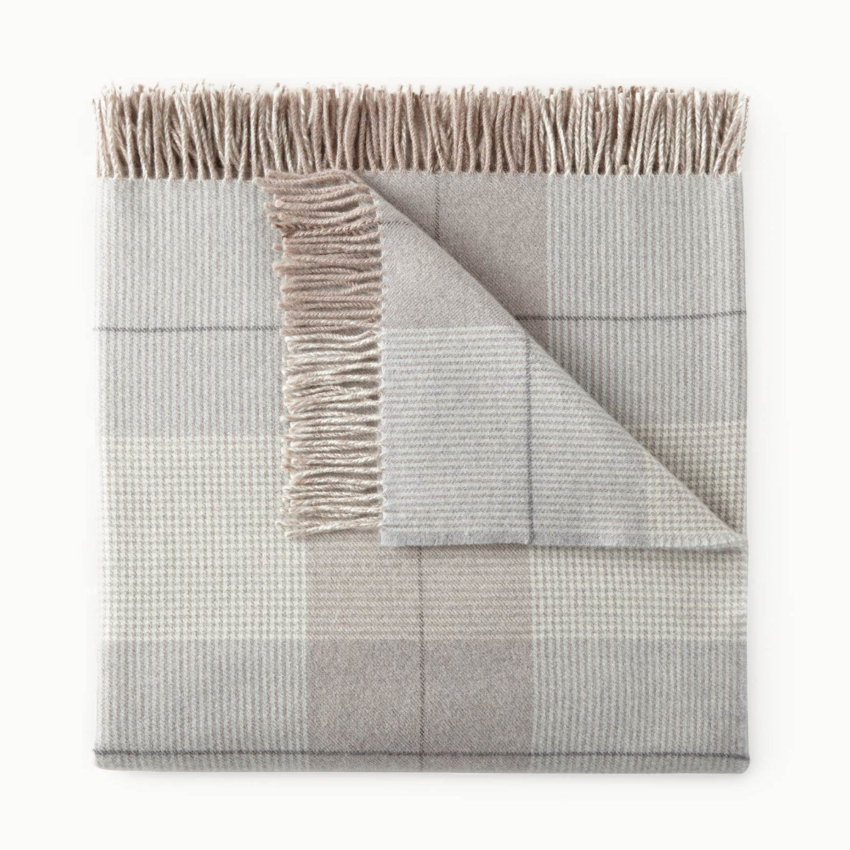 York Merino Wool Plaid Throw Blanket - Caitlin Wilson Design