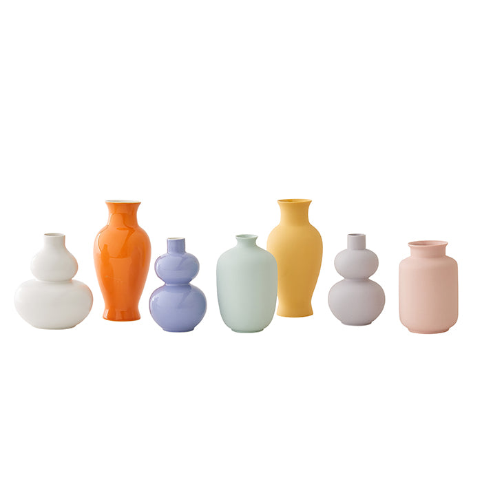 Mini Glossed Rounded Vase