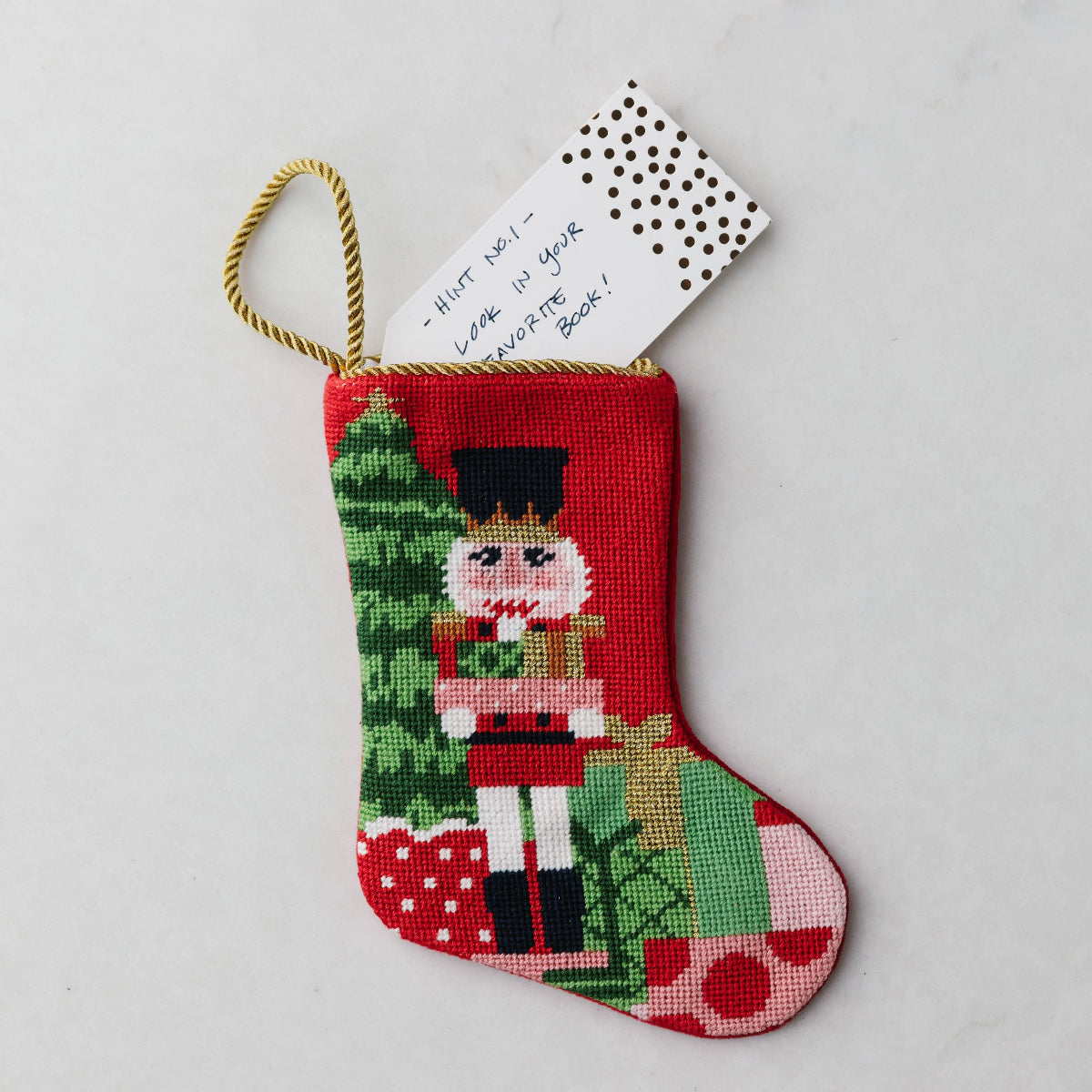 Classic Nutcracker Bauble Stocking