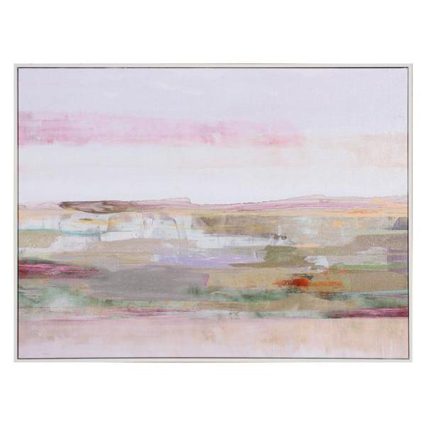 Pink Dream Abstract Landscape Art Print