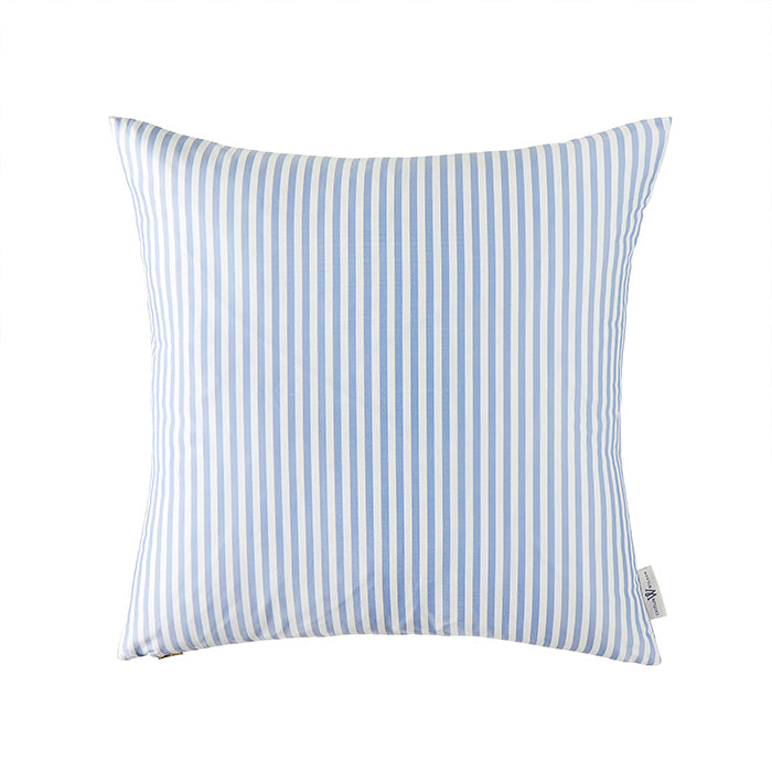 Noelle Soft Blue Stripe Pillow
