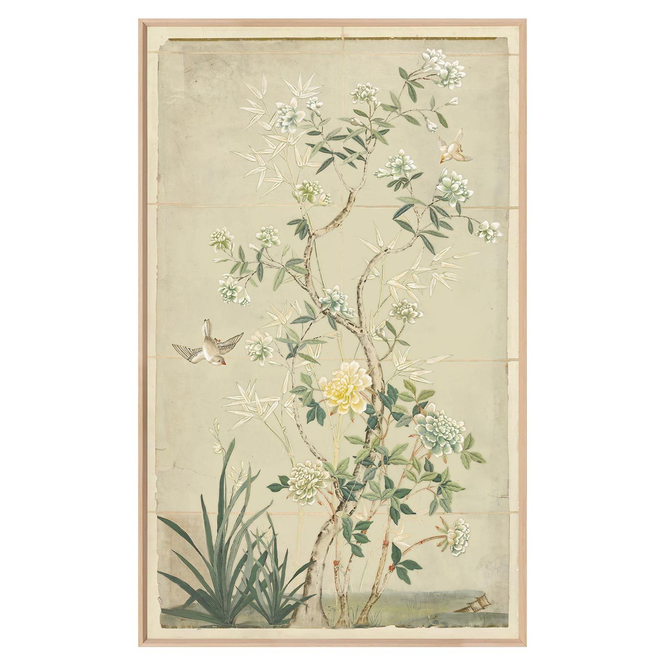 Chinoiserie Panels in Soft Green II