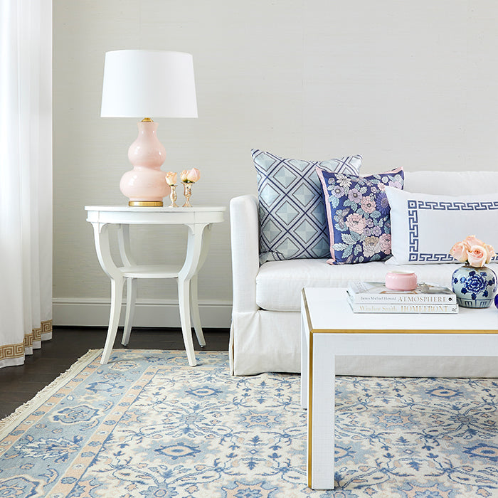 Living Room with White Douglas Sofa