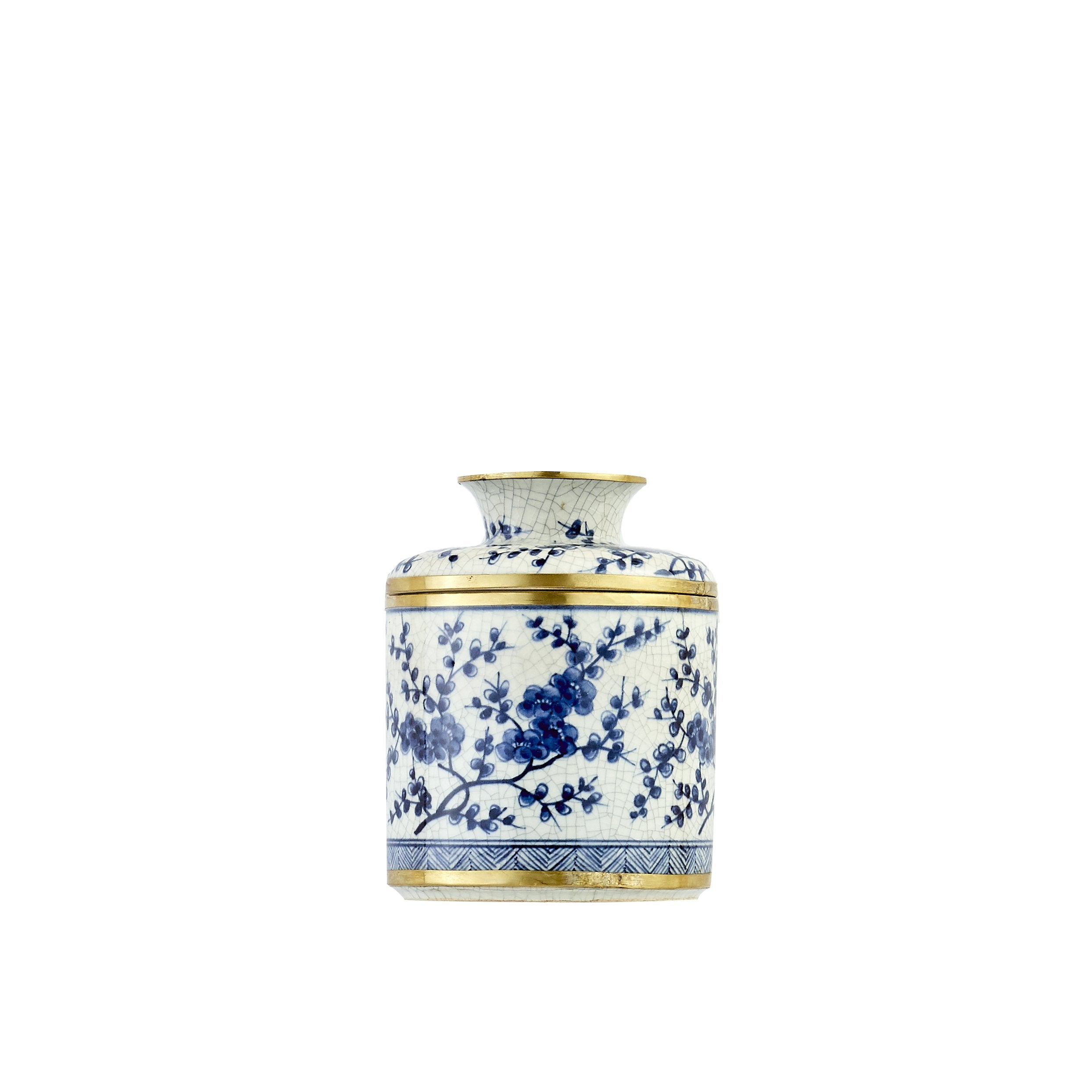 Blue & White Porcelain Tissue Holder