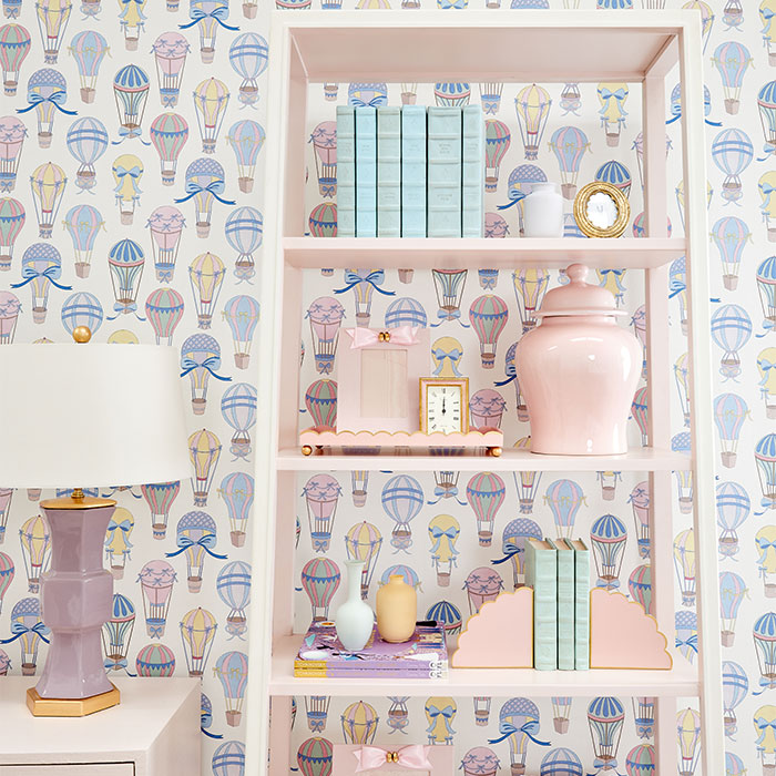 Dreamy Day Pastel Wallpaper in Child's Room