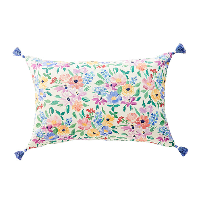 Penelope Floral Outdoor Lumbar Pillow