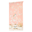 Traditional Chinoiserie Carlisle Wallpaper Mural in Coral on Roll