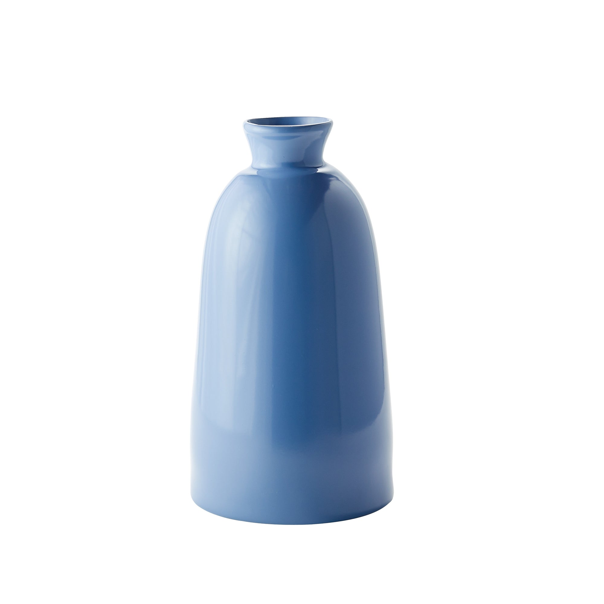 Large Artisan Vase in French Blue