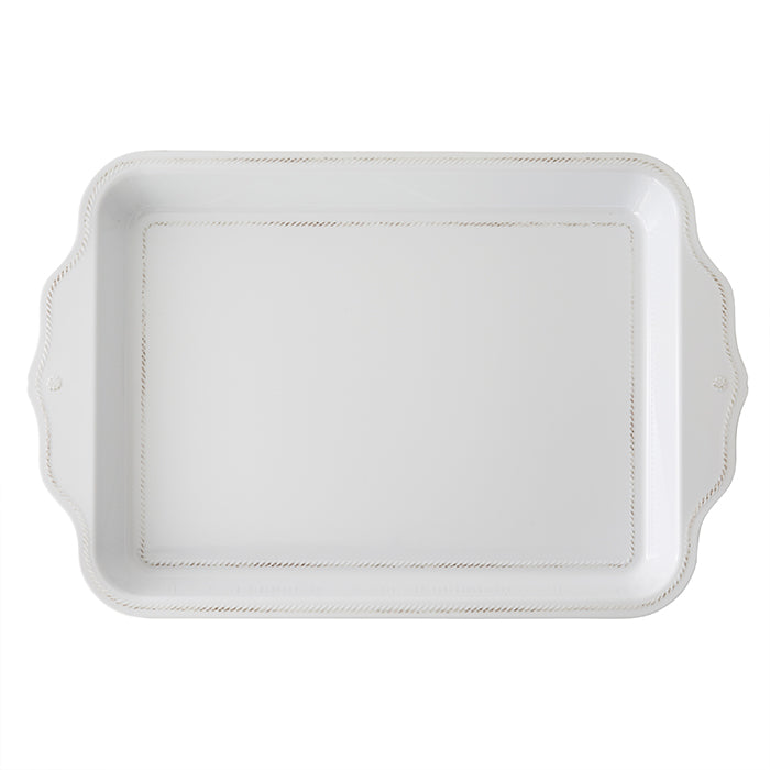 Berry & Thread Melamine Whitewash Handled Tray