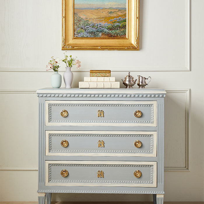 Bisous Blue Dresser in Entry