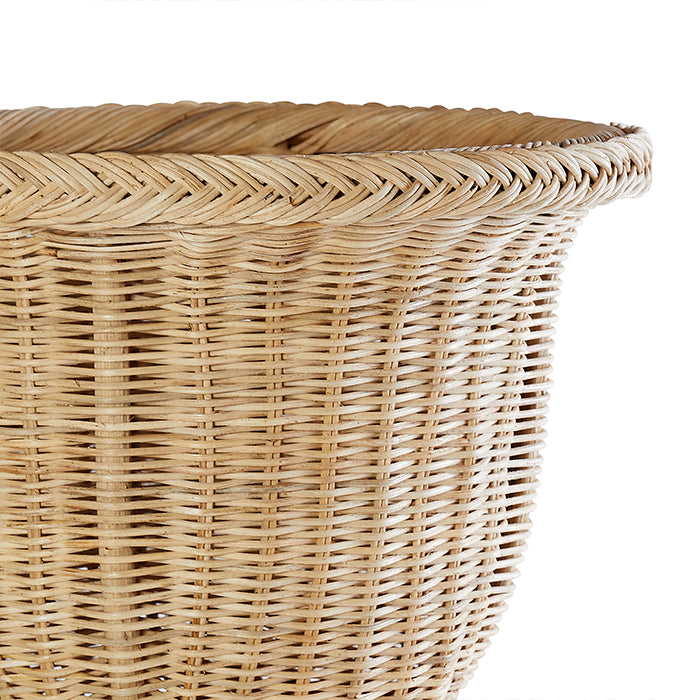 Top of Woven Wicker Planter
