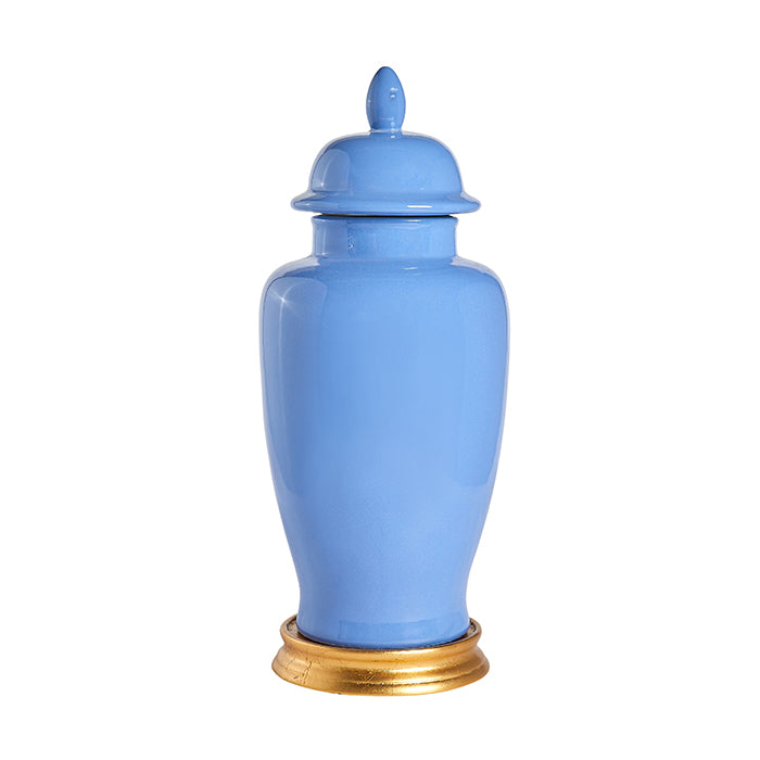 French Blue Empire Jar
