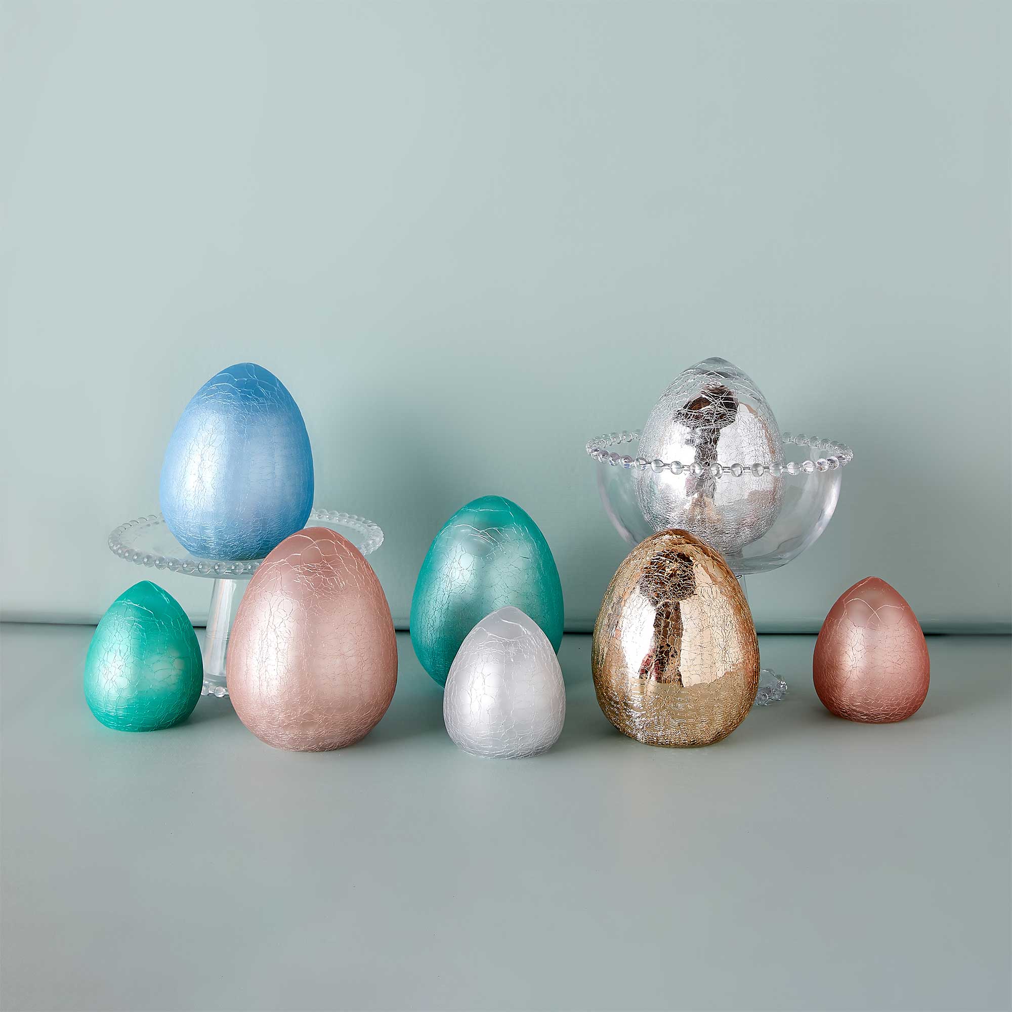 Large Crackle Easter Egg Set