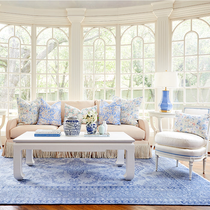 Bluebelle Simone Rug in Living Room