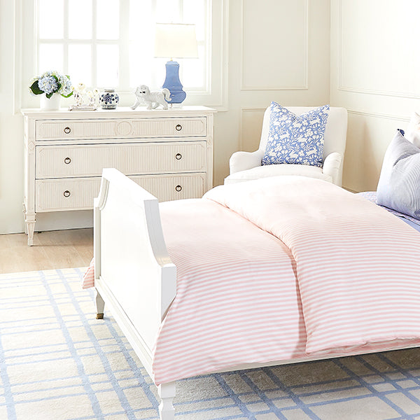 White Sabrina Dresser in Bedroom