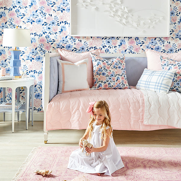 Ava Rose Pillow in Cait Kids Girl's Bedroom