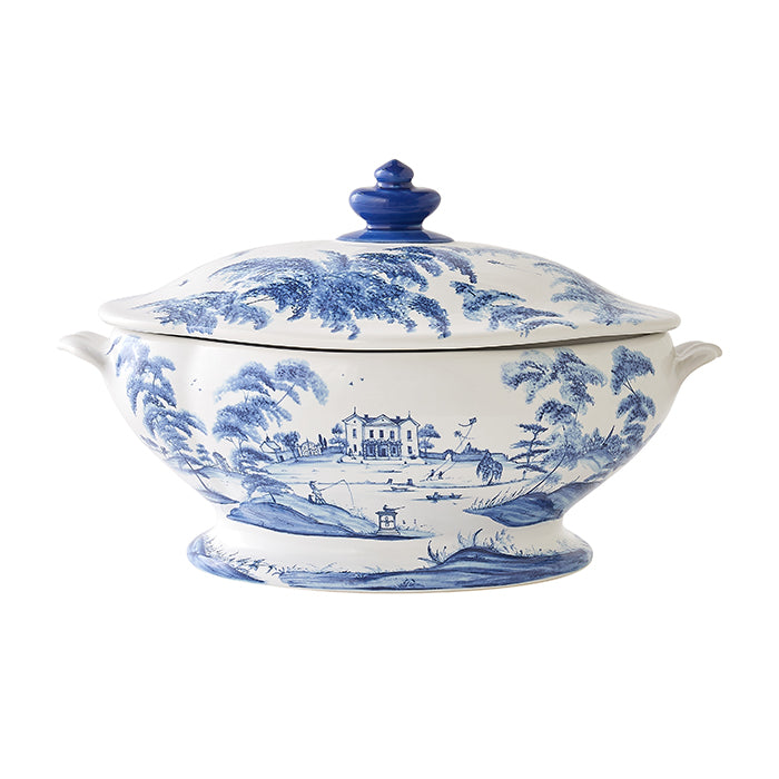 Country Estate Delft Blue Tureen by Juliska Serving Ware