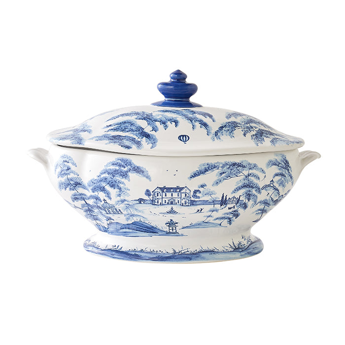 Juliska Country Estate Delft Blue Tureen Serving Ware