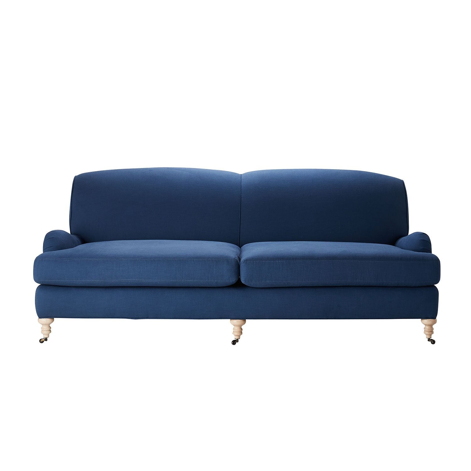 Abbott Sofa in Midnight Hampton with Rolled English Arms