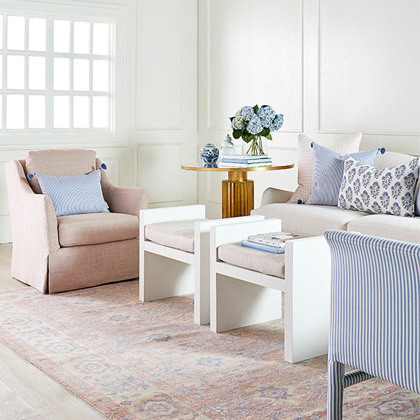 Abigail Swivel Glider in Modern Style Living Room