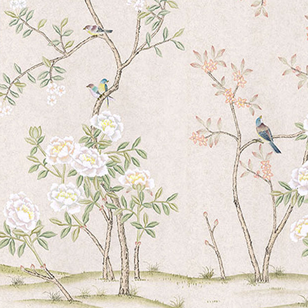 Abingdon in Blush Mural Swatch