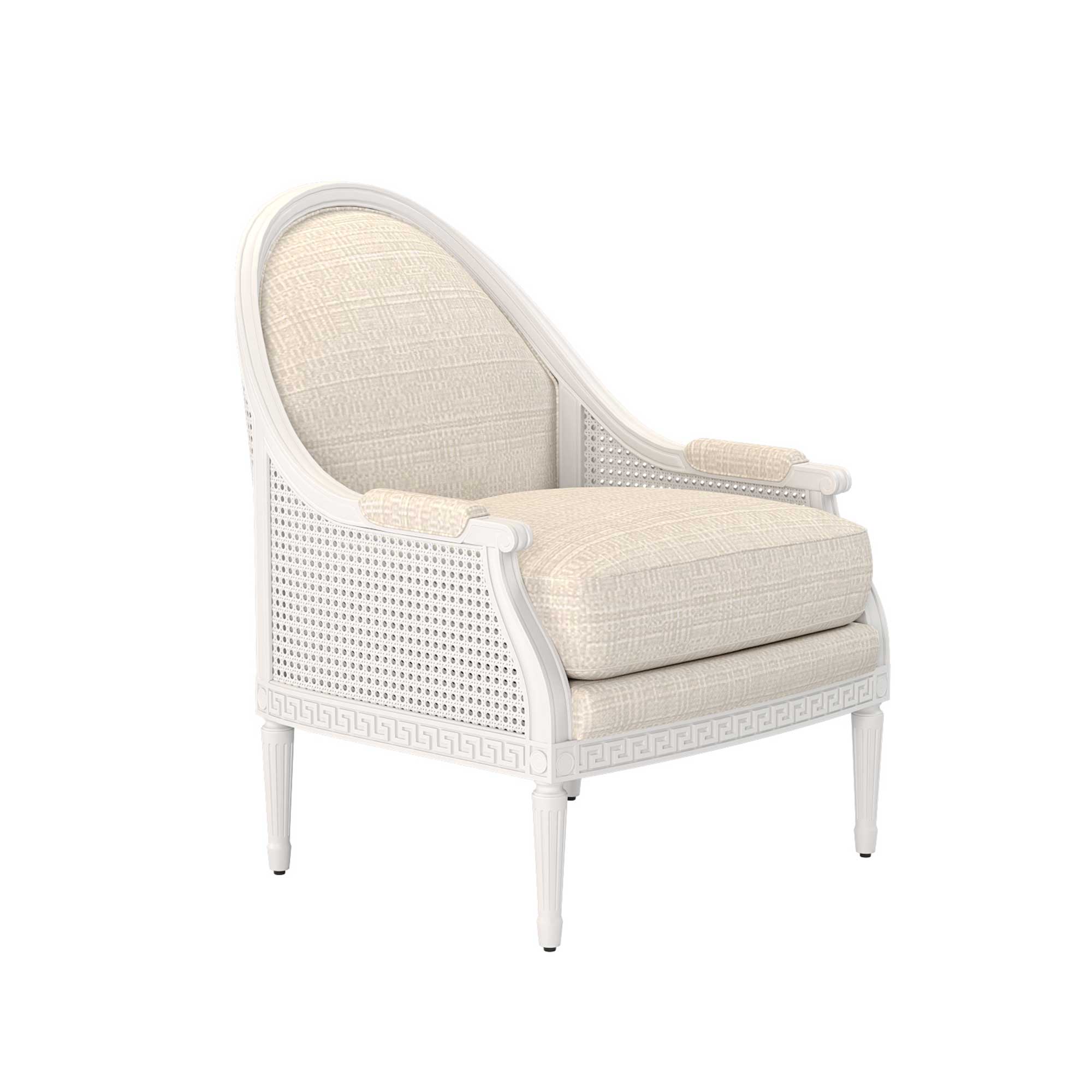 Cane back armchair discount