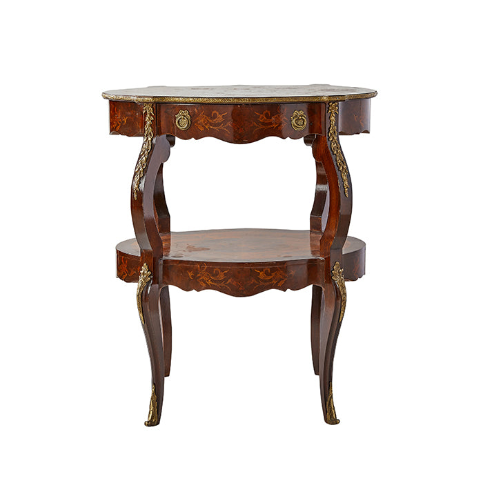 Antique French Two-Tier Side Table