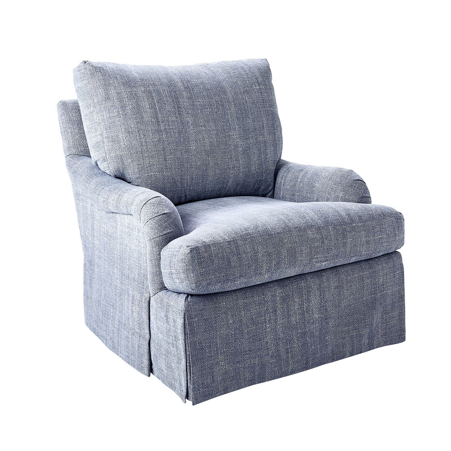 Ashton Swivel Rocker in Royal Stone Blue Gray