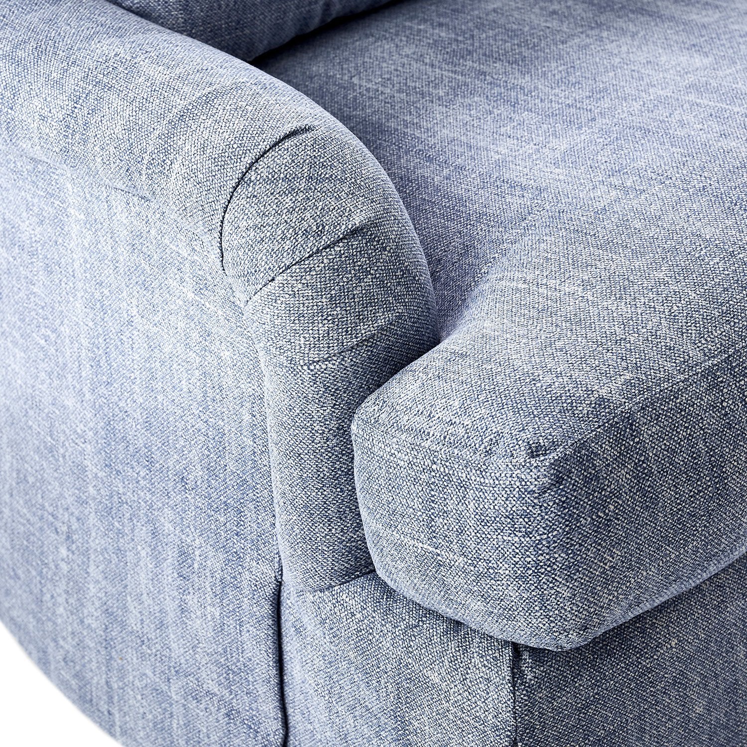 Royal Stone Blue Gray Ashton Swivel Rocker Fabric Detail