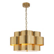 Arabelle Hanging Shade in Brass