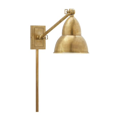 French Library Single Arm Wall Lamp