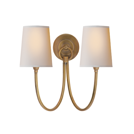 Reed Double Sconce