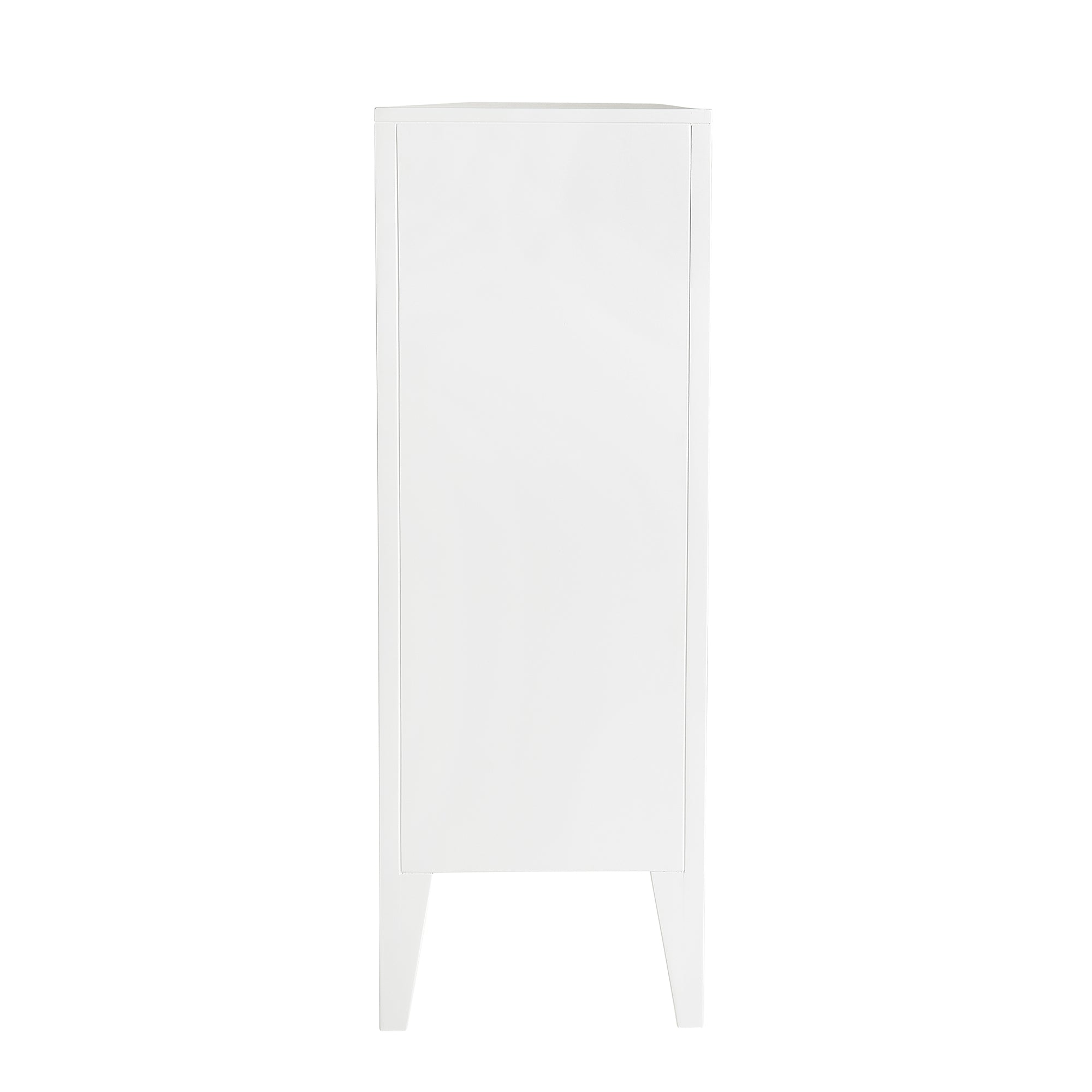 Side of Skylar Bookcase in White