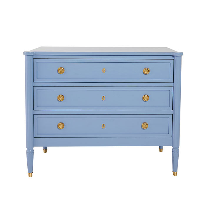 Blue Beau Three Drawer Dresser